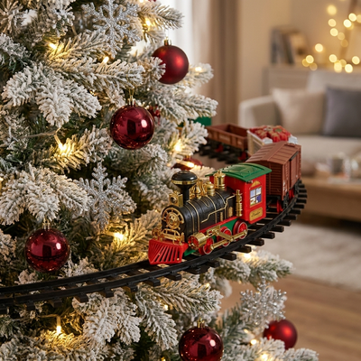 Christmas Train Ornament